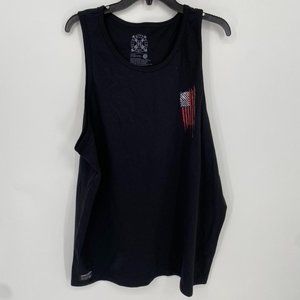 Howitzer Patriot Mens Black Tank Top